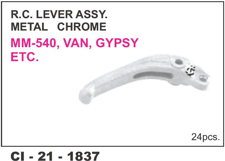 R.C.LEVER ONLY VAN T-1,GYPSY,MMM-540 CP