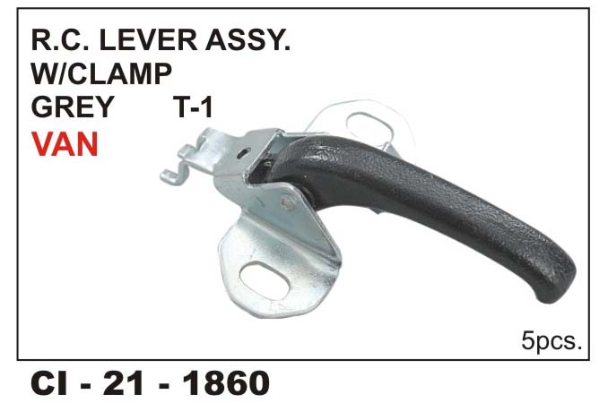 R.C.LEVER VAN T-1,GYPSY,MM-540 W/CLAMP GREY LH