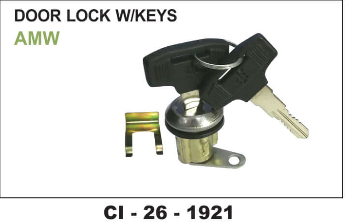 DOOR LOCK W/KEY AMW