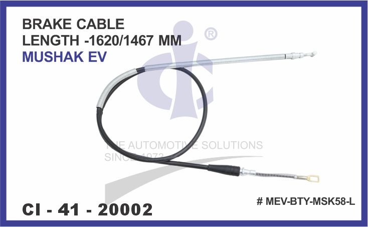 BRAKE CABLE LENGTH -1620/1467 MM MERCURY EVTECH MUSHAK EV