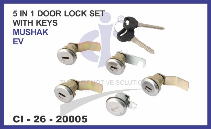 5 IN 1 DOOR LOCK SET WITH KEYS MUSHAK EV