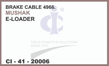 BRAKE CABLES 4966 OF MUSHAK EV O.E.NO MEV BTY MSK58
