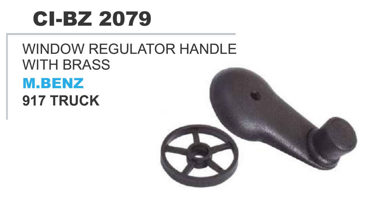 WINDOW REGULATOR HANDLE WITH BRASS M BENZ