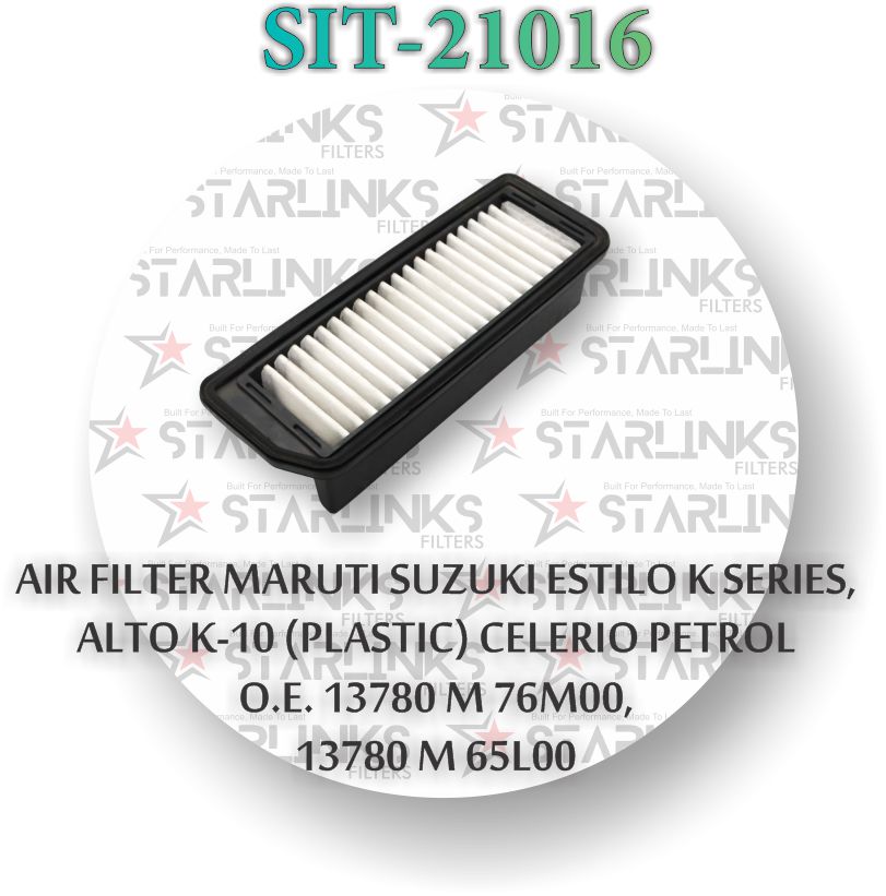 AIR FILTER ESTILO K-SERIES, ALTO K-10 (PLASTIC), CELERIO PETROL
