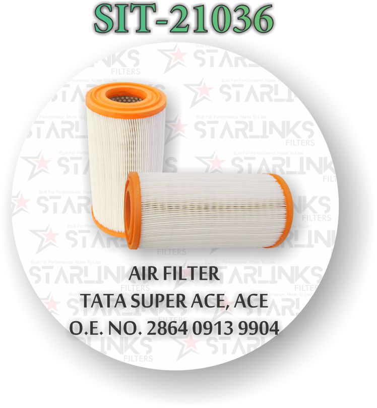 AIR FILTER TATA SUPER ACE 21036 TATA INTRA BS6