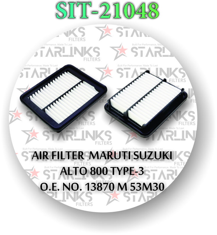 AIR FILTER MARUTI SUZUKI ALTO 800 21048
