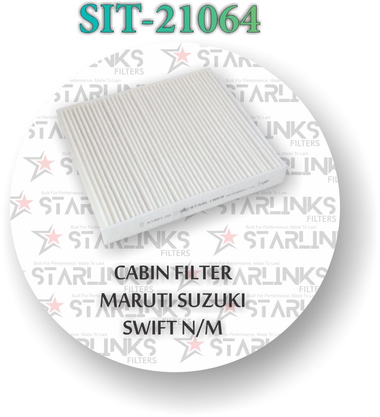 CABIN FILTER SUITABLE FOR MARUTI SUZUKI SWIFT N/M