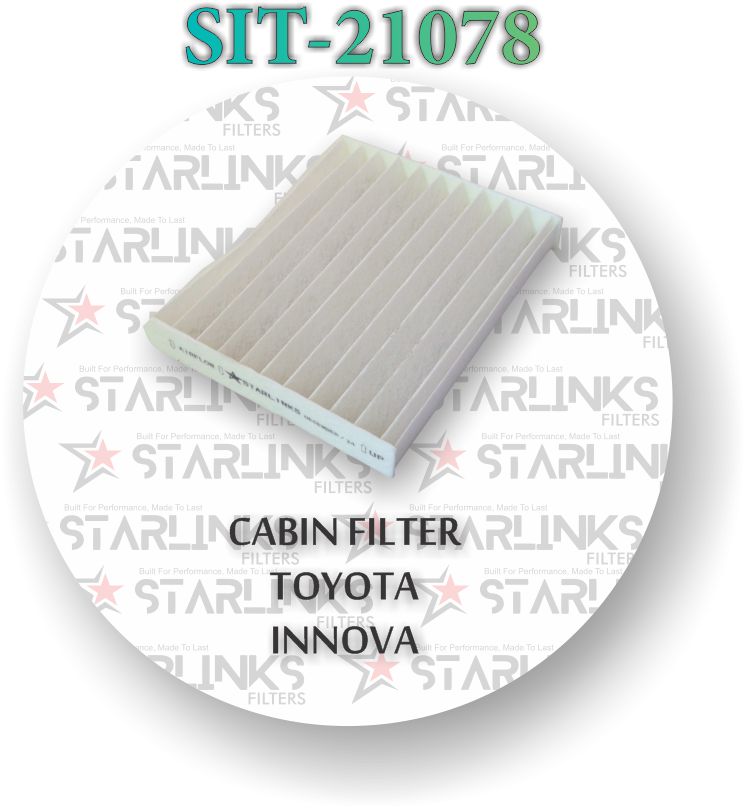 CABIN FILTER SUITABLE FOR TOYOTA INNOVA