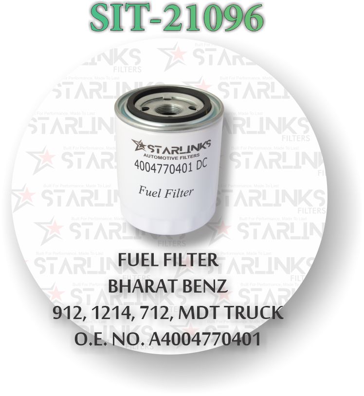 FUEL FILTER BHARAT BENZ MDT
