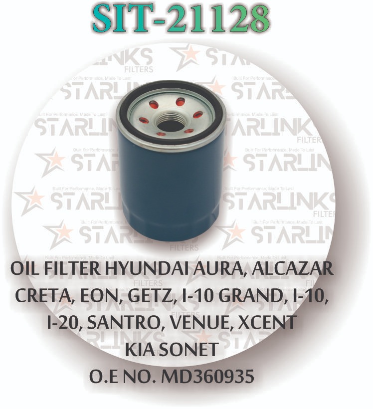 OIL FILTER CRETA SUITABLE FOR I-10 , I-20, VENUE AND XCENT