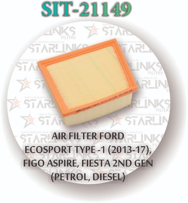 AIR FILTER ECOSPRT T-1 2013-2017 FIGO ASPIRE FIESTA 2ND GEN PETROL/DIESEL