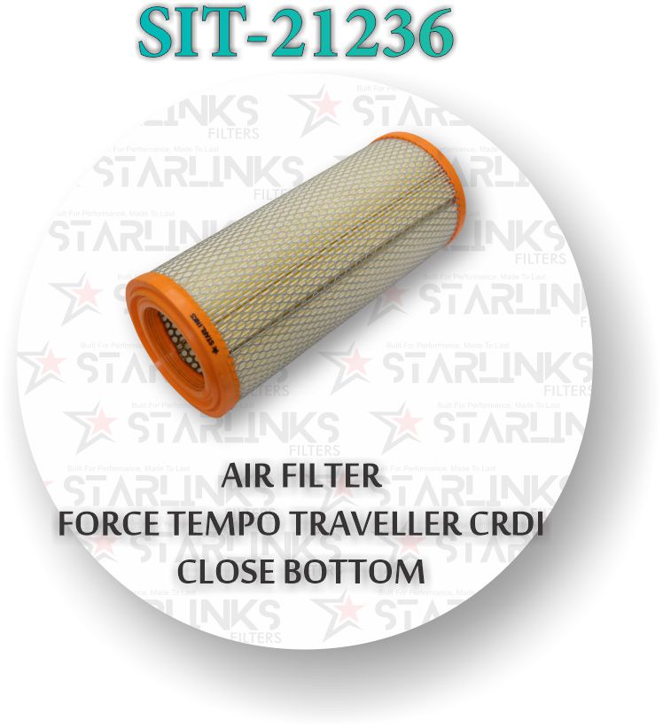 AIR FILTER TEMPO TRAVELLER CRDI CLOSE BOTTOM