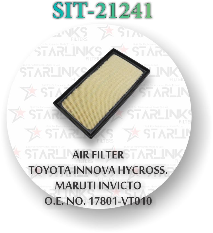 AIR FILTER  INNOVA HYCROSS MARUTI INVICTO