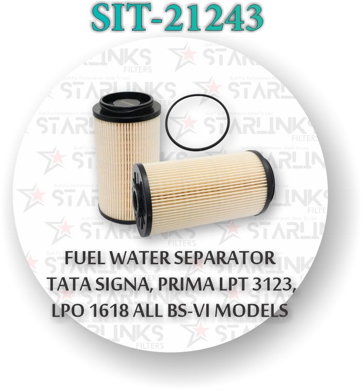 FUEL FILTER SEPERATOR FOR BS6 ALL MODELS FOR TATA SIGNA TATA PRIMA LPT 3123 LOP 1618
