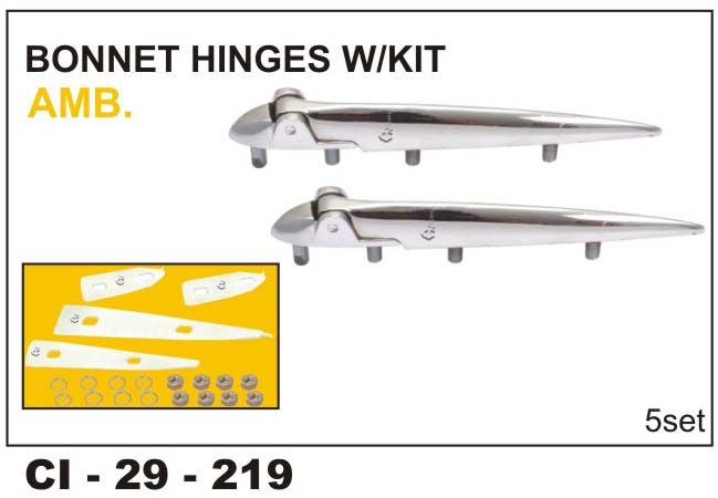 BONET HINGS AMB W/KIT L