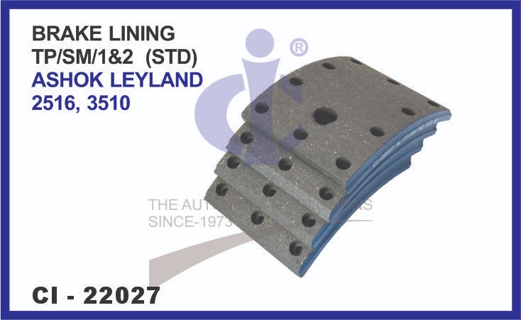 BRAKE LINNING ASHOK LEYLAND TP/SM/1&2  2516,3510 STD