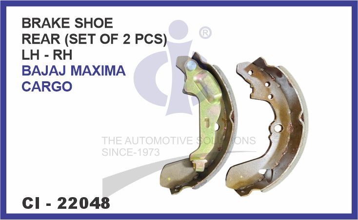 BRAKE SHOE MAXIMO CARGO REAR ( SET OF 2 PCS)