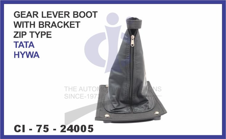 GEAR LEVER BOOT WITH BRACKET (ZIP TYPE ) HYWA