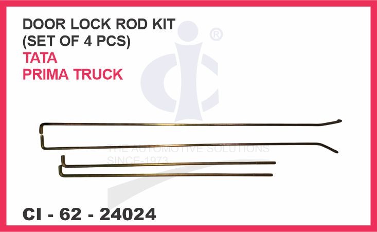 DOOR LOCK ROD KIT (SET OF 4 PCS) TATA PRIMA TRUCK.