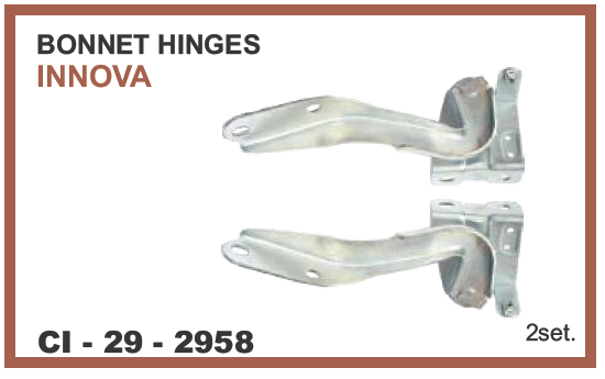 BONNET HINGES CRYSTA L/R