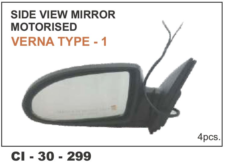SIDE VIEW MIRROR VERNA MOTORISED T-1 LH