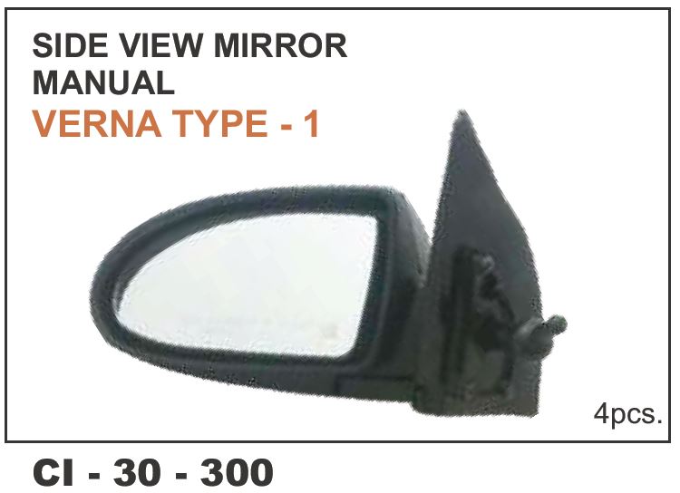 SIDE VIEW MIRROR VERNA MANUAL T-1 LH