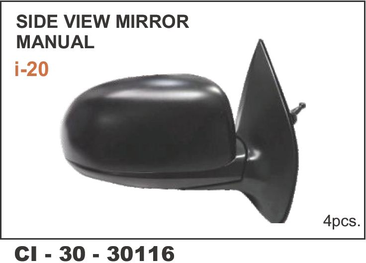 SIDE VIEW MIRROR I-20 LH