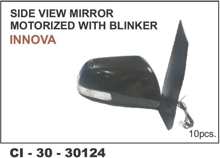 SIDE VIEW MIRROR INNOVA BLINKER W/MOTOR LH
