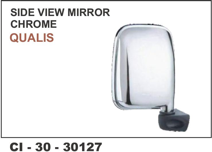 SIDE VIEW MIRROR QUALIS CHROME LH