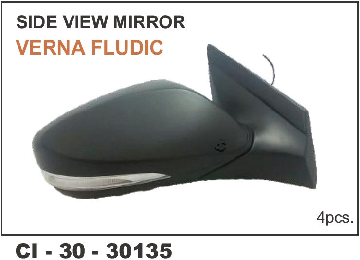 SIDE VIEW MIRROR FLUIDIC LH