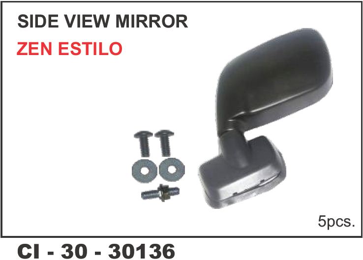 SIDE VIEW MIRROR ZEN ESTILO LH