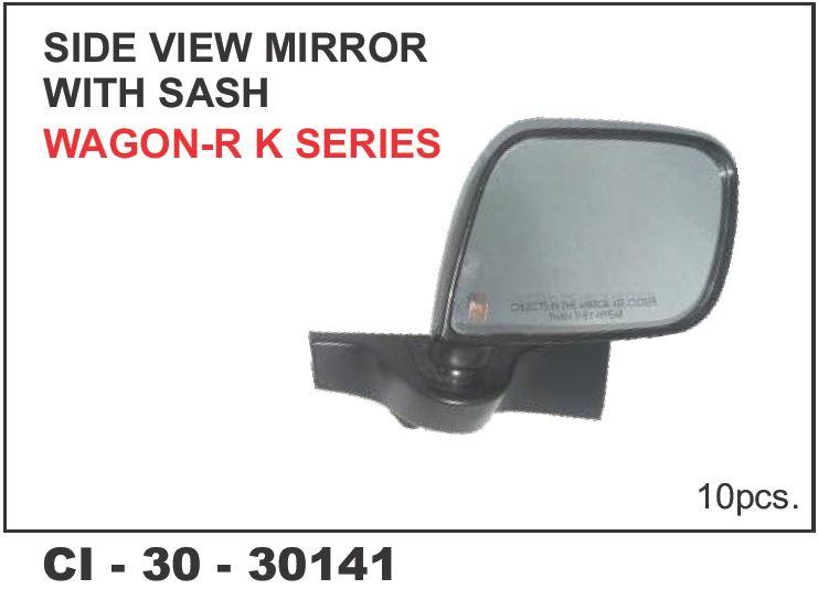 SIDE VIEW MIRROR WAGON-R K-SERIES WITH SASH LH