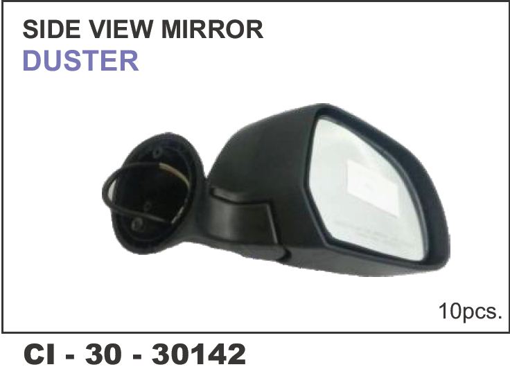 SIDE VIEW MIRROR DUSTER LH