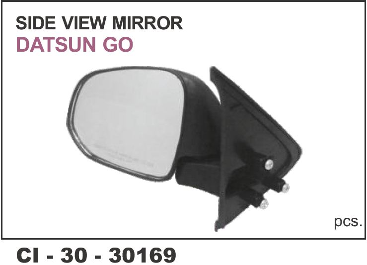 SIDE VIEW MIRROR DATSON GO LH