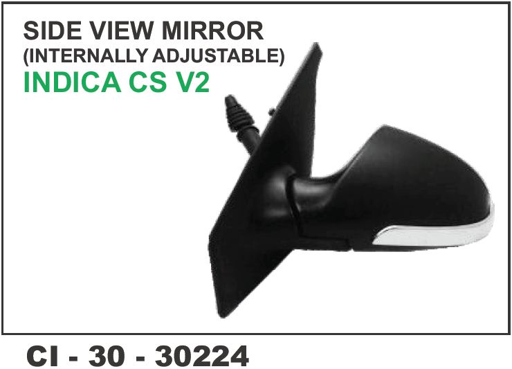 SIDE VIEW MIRROR INDICA,V2,CS INTERNALLY ADJ LH
