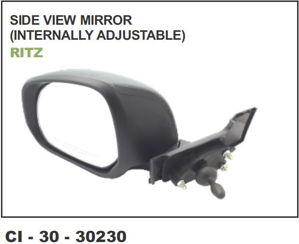 SIDE VIEW MIRROR RITZ LH