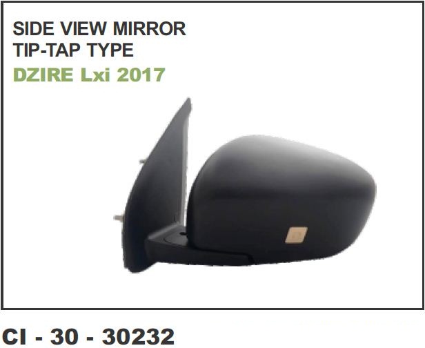 SIDE VIEW MIRROR SWIFT DZIRE LX TIP TAP 2017 LH