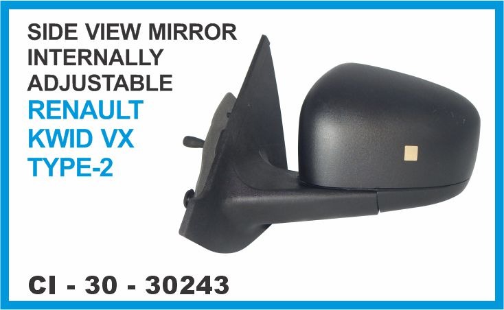 SIDE VIEW MIRROR KWID T-2 VX INTERNALLY ADJ LH