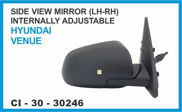 SIDE VIEW MIRROR VENUE INTERNALLY ADJ LH