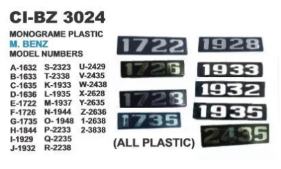 MODEL NUMBER PLASTIC 2235