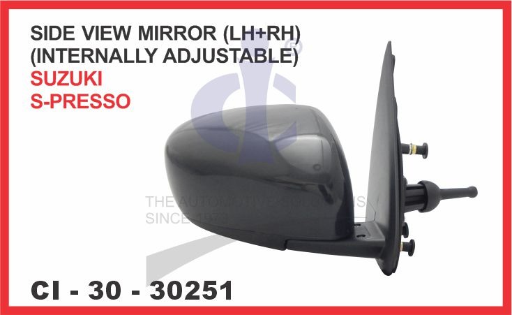 SIDE VIEW MIRROR S-PRESSO INTERNALLY ADJUSTABLE LH
