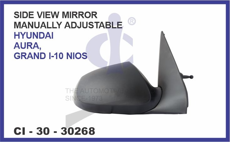 SIDE VIEW MIRROR MANUALLY ADJUSTABLE HYUNDAI AURA, GRAND I-10 NIOS