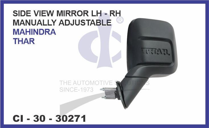 SIDE VIEW MIRROR (LH - RH) MANUALLY ADJUSTABLE MAHINDRA THAR