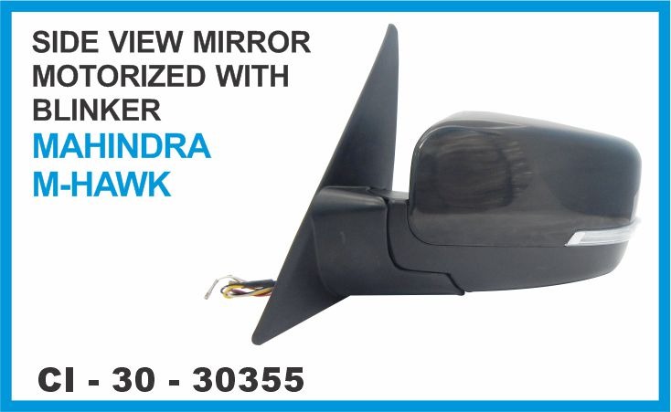 SIDE VIEW MIRROR M-HAWK W/BLINKER MOTORISED LH
