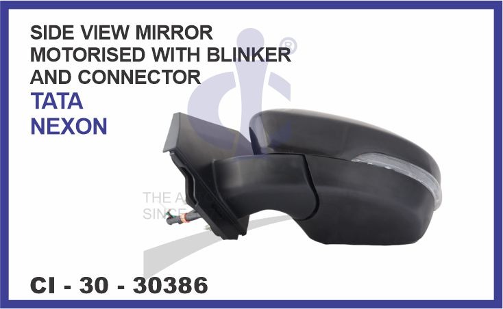 SIDE VIEW MIRROR MOTORISED WITH BLINKER AND CONNECTOR TATA NEXON