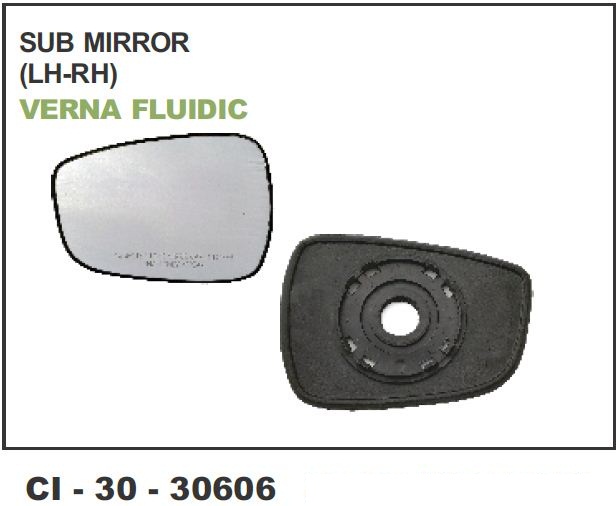 SUB MIRROR FLUIDIC LH