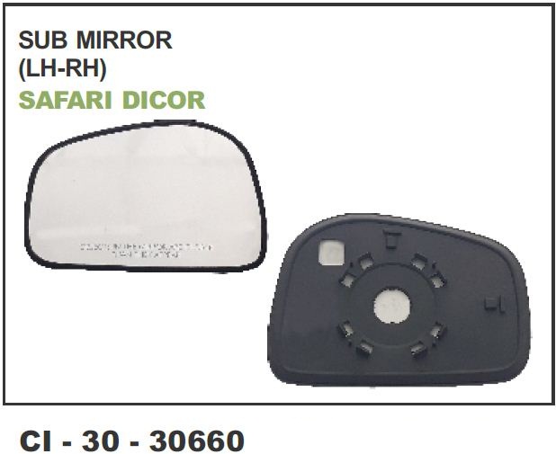 SUB MIRROR SAFARI DICOR LH