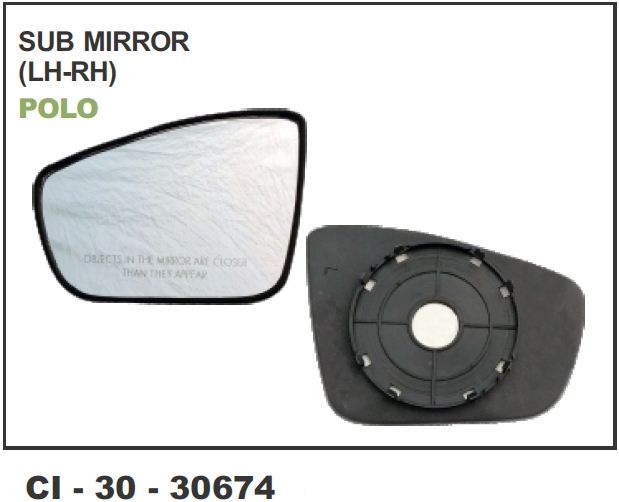 SUB MIRROR POLO T-2 LH