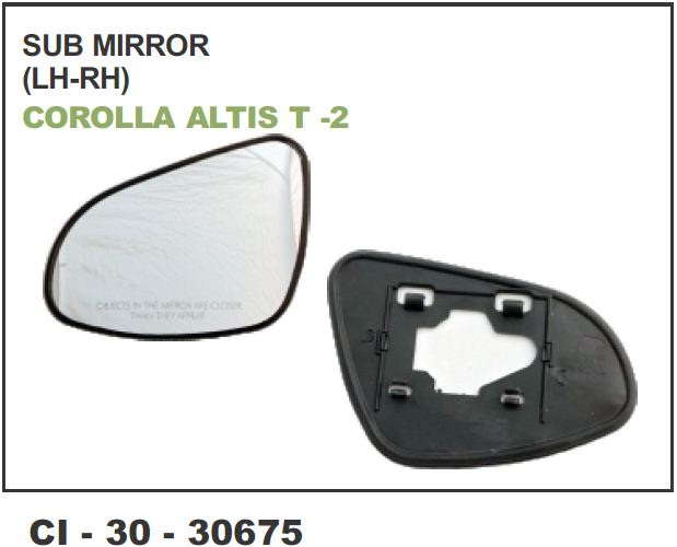 SUB MIRROR ALTIS T-2 LH