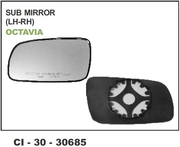 SUB MIRROR SKODA OCTAVIA LH